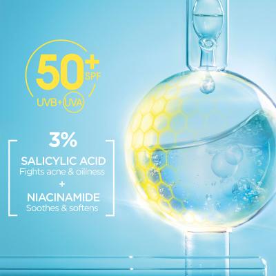 Garnier Pure Active BHA + Niacinamide Daily UV Anti-Imperfection Fluid SPF50+ Cremă de zi 40 ml