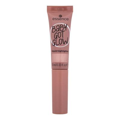 Essence Baby Got Glow Liquid Highlighter Iluminator pentru femei 10 ml Nuanţă 20 Rose And Shine