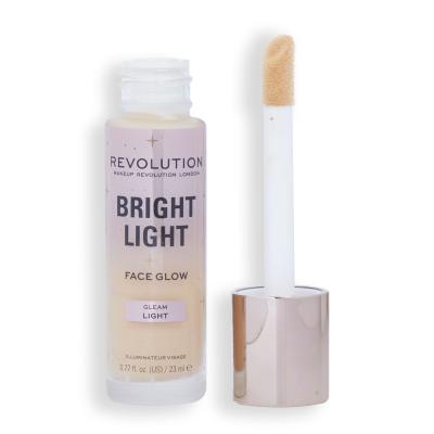 Makeup Revolution London Bright Light Face Glow Fond de ten pentru femei 23 ml Nuanţă Gleam Light