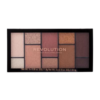 Makeup Revolution London Reloaded Dimension Eyeshadow Palette Fard de pleoape pentru femei 24,5 g Nuanţă Neutral Charm