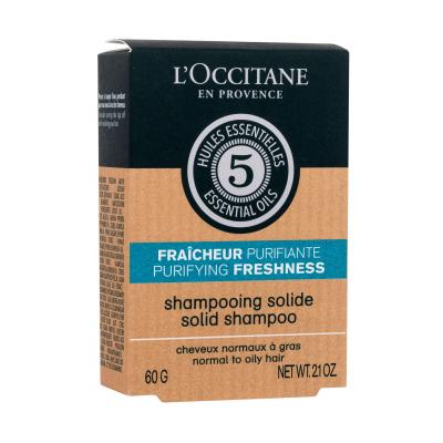 L&#039;Occitane Aromachology Purifying Freshness Solid Shampoo Șampon pentru femei 60 g