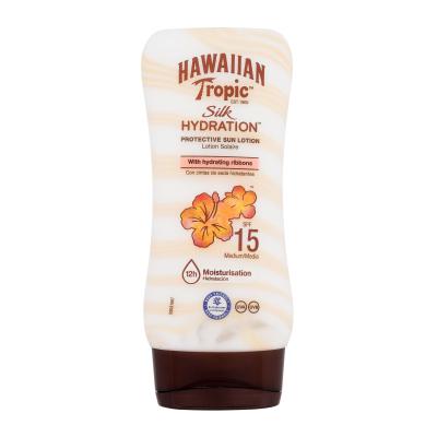 Hawaiian Tropic Silk Hydration Protective Sun Lotion SPF15 Pentru corp 180 ml