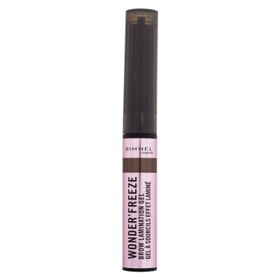 Rimmel London Wonder'Freeze Brow Lamination Gel Gel și ceară pentru femei 6 g Nuanţă 003 Medium Brown