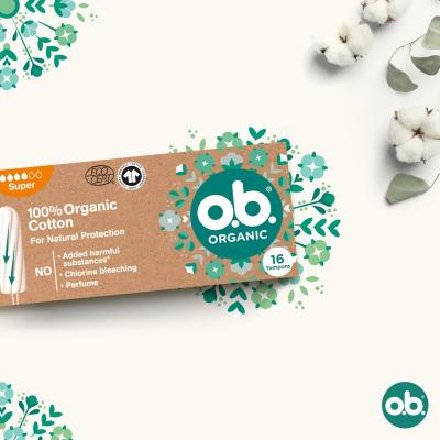 o.b. Organic Super Tampon pentru femei Set