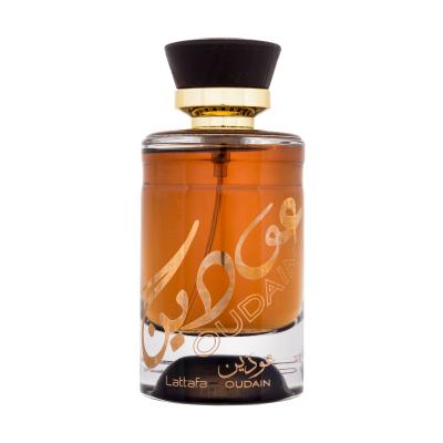 Lattafa Oudain Apă de parfum pentru bărbați 100 ml Cutie cu defect