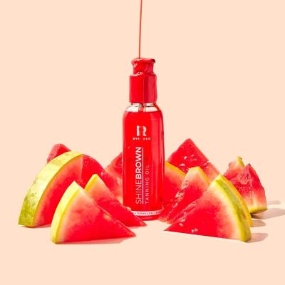 Byrokko Shine Brown Watermelon Tanning Oil Pentru corp pentru femei 145 ml