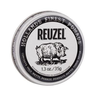 Reuzel Hollands Finest Pomade Concrete Hold Matte Cremă modelatoare pentru bărbați 35 g