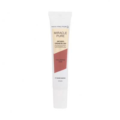 Max Factor Miracle Pure Infused Cream Blush Fard de obraz pentru femei 15 ml Nuanţă 07 Warm Sienna