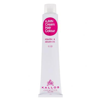 Kallos Cosmetics KJMN Cream Hair Colour Keratin & Argan Oil Vopsea de păr pentru femei 100 ml Nuanţă 10.1 Platinum Ash Blond