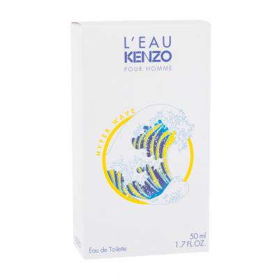KENZO L´Eau Kenzo Pour Homme Hyper Wave Apă de toaletă pentru bărbați 50 ml Cutie cu defect