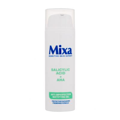 Mixa Salicylic Acid + AHA Anti-Imperfection Mattifying Gel Cremă gel pentru femei 50 ml
