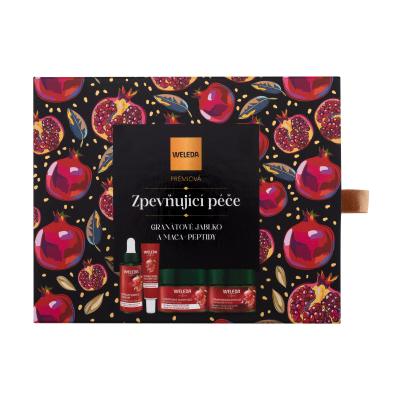 Weleda Pomegranate Firming Care Set cadou Cremă de zi pentru față cu rodie - Pomegranate Firming Day Cream 40 ml + cremă de noapte pentru față cu rodie - Pomegranate Firming Night Cream 40 ml + cremă pentru ochi cu rodie - Pomegranate Firming Eye Cream 12 ml + ser pentru față cu rodie - Pomegranate 