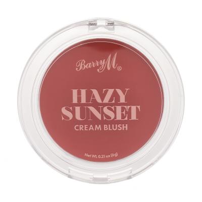 Barry M Hazy Sunset Cream Blush Fard de obraz pentru femei 6 g Nuanţă Horizon Glow