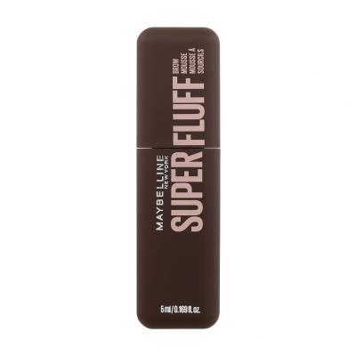 Maybelline Superfluff Brow Mousse Gel și ceară pentru femei 5 ml Nuanţă 257 Medium Brown