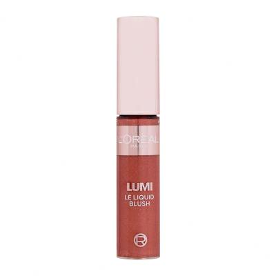 L'Oréal Paris Lumi Le Liquid Blush Fard de obraz pentru femei 10 ml Nuanţă 630 Glowy True Rose