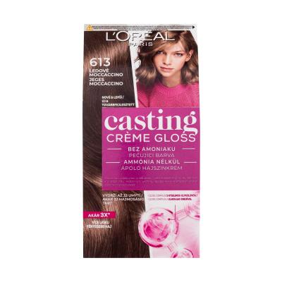 L'Oréal Paris Casting Creme Gloss Vopsea de păr pentru femei 48 ml Nuanţă 613 Iced Moccaccino