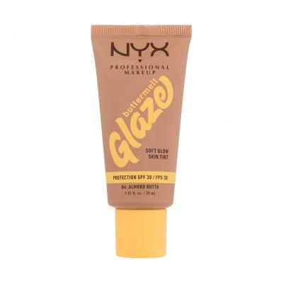 NYX Professional Makeup Buttermelt Glaze Soft Glow Skin Tint SPF30 Fond de ten pentru femei 30 ml Nuanţă 04 Almond Butta