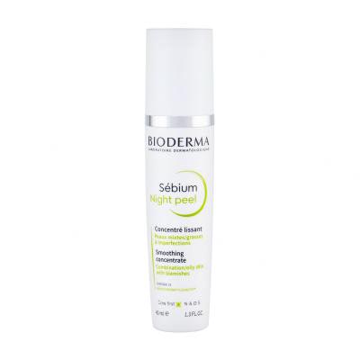 BIODERMA Sébium Night Peel Ser facial pentru femei 40 ml Cutie cu defect