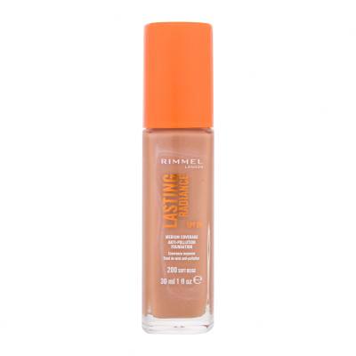 Rimmel London Lasting Radiance SPF25 Fond de ten pentru femei 30 ml Nuanţă 200 Soft Beige Sticla cu defect