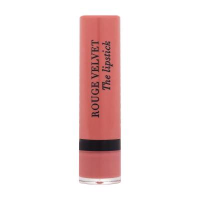 BOURJOIS Paris Rouge Velvet The Lipstick Ruj de buze pentru femei 2,4 g Nuanţă 49 Maca’Rose