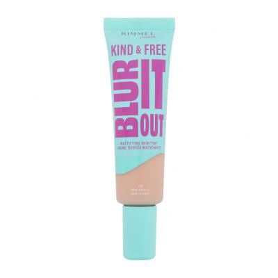 Rimmel London Kind & Free Blur It Out Mattifying Skin Tint Fond de ten pentru femei 30 ml Nuanţă 150 Rose Vanilla