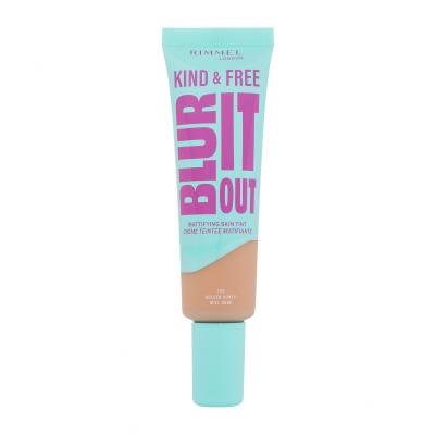 Rimmel London Kind & Free Blur It Out Mattifying Skin Tint Fond de ten pentru femei 30 ml Nuanţă 350 Golden Honey