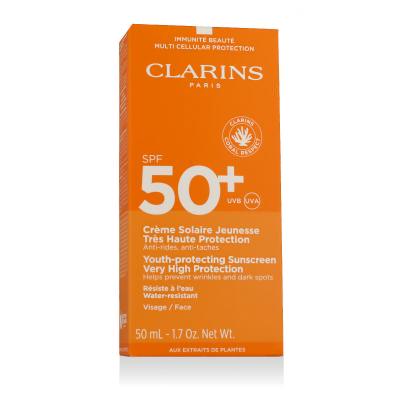 Clarins Sun Care Youth-Protecting Face Sunscreen SPF50+ Pentru ten pentru femei 50 ml