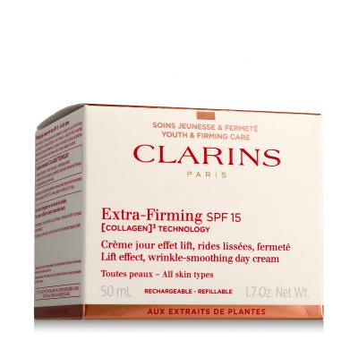 Clarins Extra-Firming Day Cream All Skin Types, SPF15 Cremă de zi pentru femei 50 ml