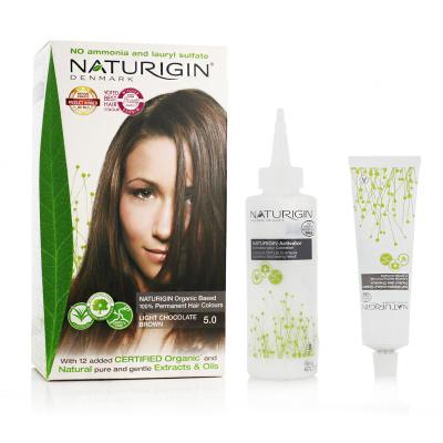 Naturigin Permanent Hair Colour Vopsea de păr 115 ml Nuanţă Light Chocolate Brown 5.0