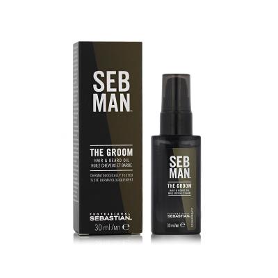 Sebastian Professional Seb Man The Groom Hair &amp; Beard Oil Ulei de păr pentru bărbați 30 ml