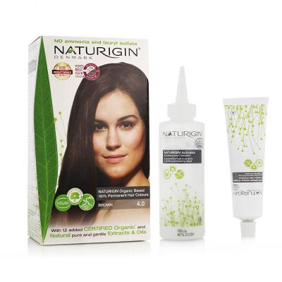 Naturigin Permanent Hair Colour Vopsea de păr 115 ml Nuanţă Brown 4.0