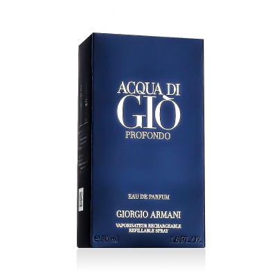 Giorgio Armani Acqua di Giò Profondo 2024 Apă de parfum pentru bărbați Reincarcabil 50 ml