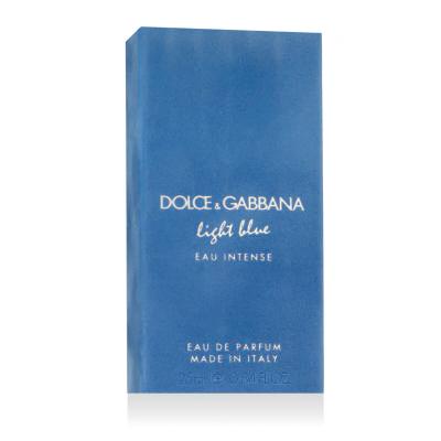 Dolce&amp;Gabbana Light Blue Eau Intense Apă de parfum pentru femei 25 ml