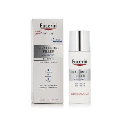 Eucerin Hyaluron-Filler + 3x Effect Day Cream SPF15 Cremă de zi pentru femei 50 ml