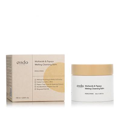 Ondo Beauty 36.5 PONG-PONG Multiacids &amp; Papaya Melting Cleansing Balm Cremă demachiantă 100 ml