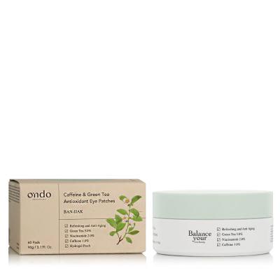 Ondo Beauty 36.5 BAN-JJAK Caffeine &amp; Green Tea Antioxidant Eye Patches Mască de ochi 90 ml