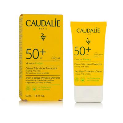 Caudalie Vinosun Protect Very High Protection Cream SPF50+ Pentru ten 50 ml