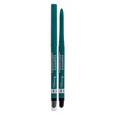 Rimmel London Exaggerate Creion de ochi pentru femei 0,28 g Nuanţă 250 Emerald Sparkle