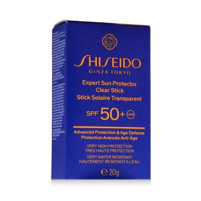 Shiseido Expert Sun Protector Clear Stick SPF50+ Pentru ten 20 g