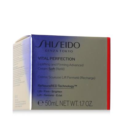 Shiseido Vital Perfection Uplifting &amp; Firming Advanced Cream Soft Cremă de zi pentru femei Rezerva 50 ml