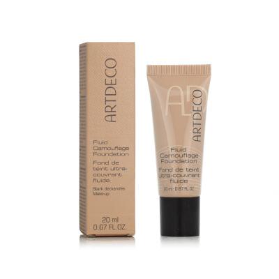 Artdeco Fluid Camouflage Foundation Fond de ten pentru femei 20 ml Nuanţă Warm 24 Golden Beige
