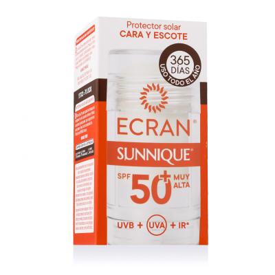 Ecran Sunnique Face and Neckline Sunscreen Stick SPF50+ Pentru ten 30 ml