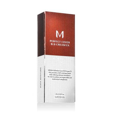 Missha M Perfect Cover BB Cream EX SPF42 Cremă BB pentru femei 20 ml Nuanţă No.23 Natural Beige