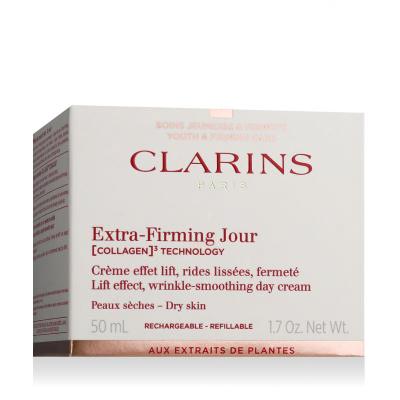 Clarins Extra-Firming Jour Lift Effect, Wrinkle Smoothing Day Cream Cremă de zi pentru femei Reincarcabil 50 ml