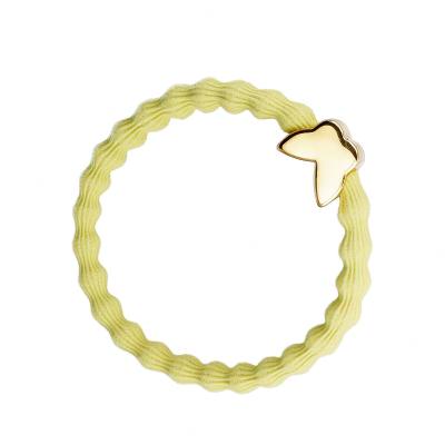 By Eloise London Gold Butterfly Elastice de păr pentru femei 1 buc Nuanţă Melon Yellow