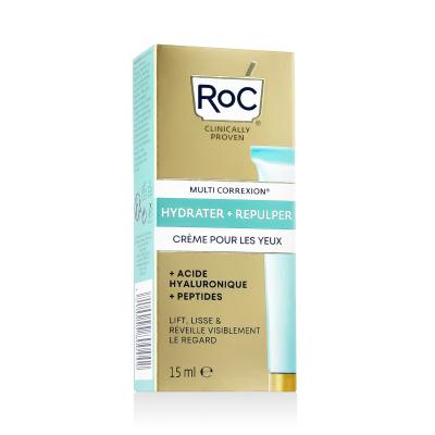 RoC Multi Correxion Hydrate + Plump Eye Cream Cremă de ochi pentru femei 15 ml
