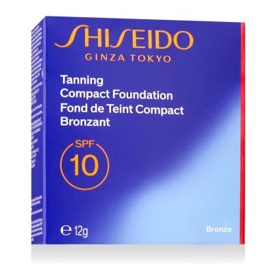 Shiseido Sun Protection Tanning Compact Foundation SPF10 Fond de ten pentru femei 12 g Nuanţă Bronze