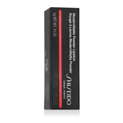 Shiseido ModernMatte Powder Lipstick Ruj de buze pentru femei 4 g Nuanţă 514 Hyper Red