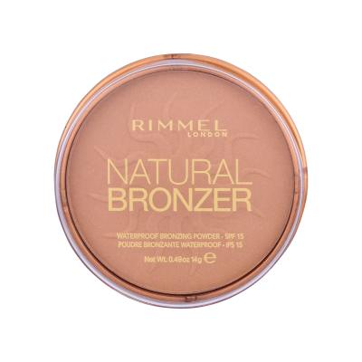 Rimmel London Natural Bronzer SPF15 Bronzante pentru femei 14 g Nuanţă 021 Sun Light