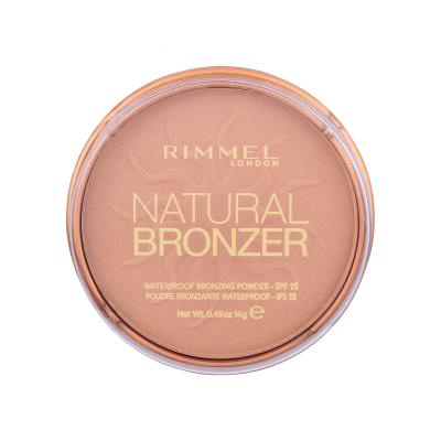 Rimmel London Natural Bronzer SPF15 Bronzante pentru femei 14 g Nuanţă 022 Sun Bronze